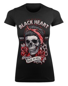 bluzka damska BLACK HEART - JENY SKULL