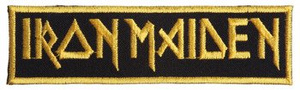 naszywka IRON MAIDEN - LOGO YELLOW