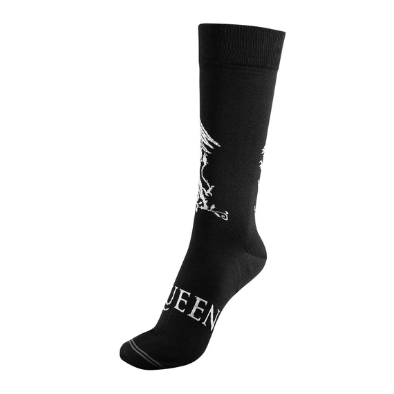 skarpetki QUEEN - WHITE CREST