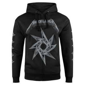 bluza METALLICA - STAR rozpinana z kapturem