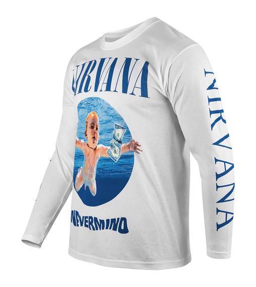 longsleeve NIRVANA - NEVERMIND biała