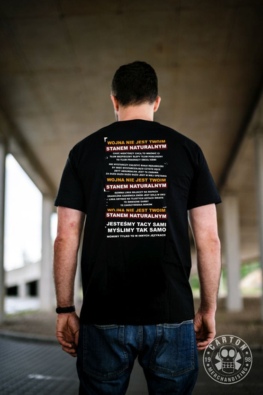 koszulka PIDŻAMA PORNO - WOJNA NIE JEST TWOIM STANEM NATURALNYM