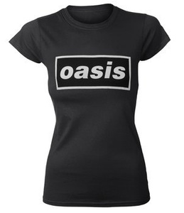 bluzka damska OASIS - DECCA LOGO black