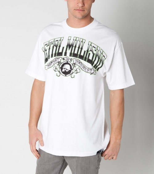 koszulka METAL MULISHA - DROPOUT biała