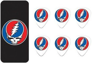 zestaw kostek do gitary GRATEFUL DEAD - STEAL YOUR FACE BLACK (GDPT03M)