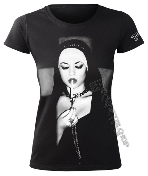 bluzka damska AMENOMEN - SMOKING NUN (OMEN078DA)