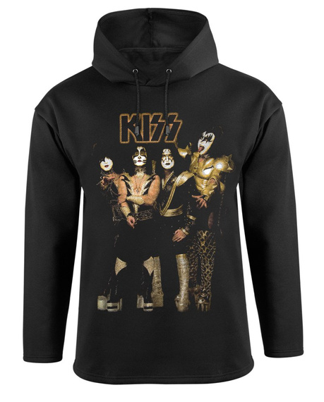 bluza KISS czarna, z kapturem