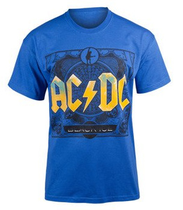koszulka AC/DC - BLACK ICE niebieska