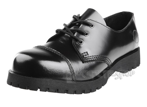 glany NEVERMIND - CZARNE (3 dziurki) polerowane