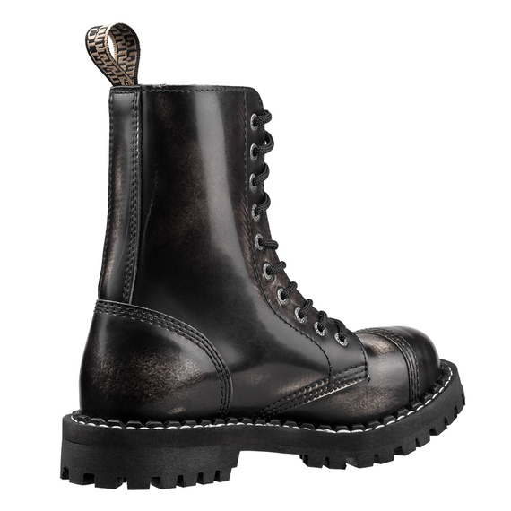 glany STEEL - ECRU / BLACK (10-dziurkowe)