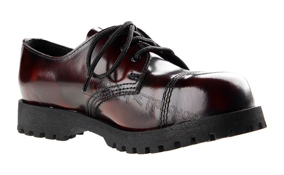 glany NEVERMIND - BORDOWE PRZECIERANE (3 dziurki) polerowane