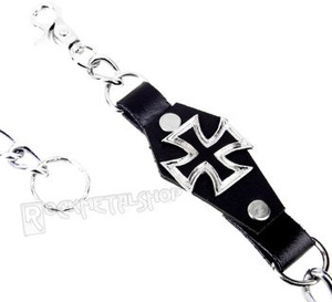 łańcuch do kluczy / portfela KRZYŻ MALTAŃSKI