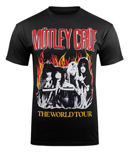 koszulka MOTLEY CRUE - VINTAGE WORLD TOUR FLAMES