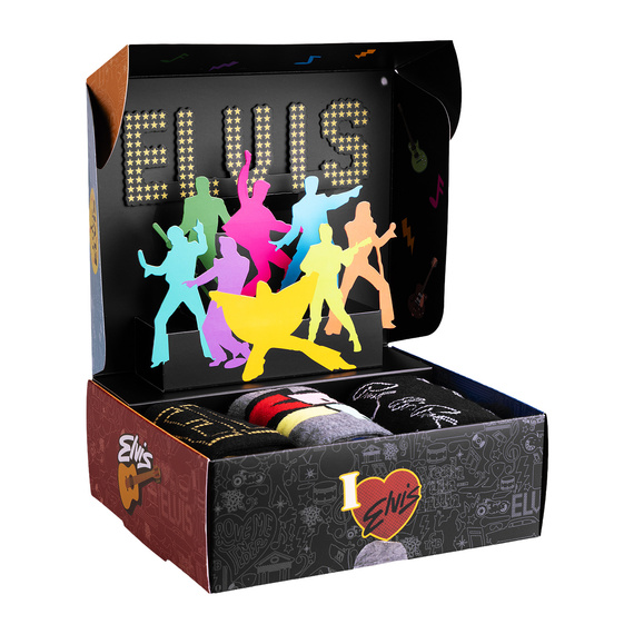 skarpetki ELVIS PRESLEY box - zestaw 3 par