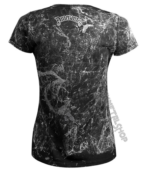 bluzka damska AMENOMEN - PENTAGRAM (OMEN096DA ALLPRINT WHITE)