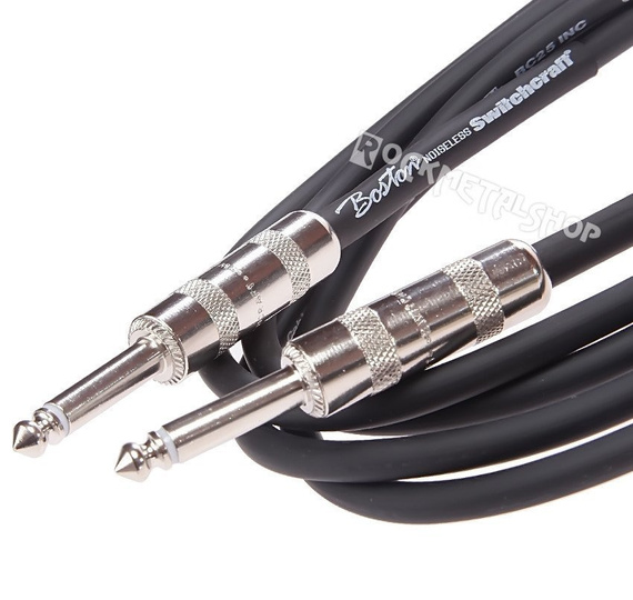 kabel gitarowy BOSTON S-SERIES jack SWITCHCRAFT prosty/prosty 9m