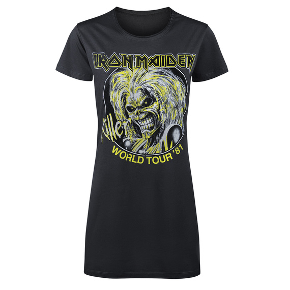 tunika IRON MAIDEN - KILLERS WORLD TOUR ciemnoszara