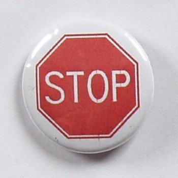 przypinka STOP