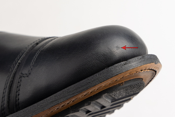 kowbojki GRINDERS - ROUTE 66 (BLACK), USZKODZONE