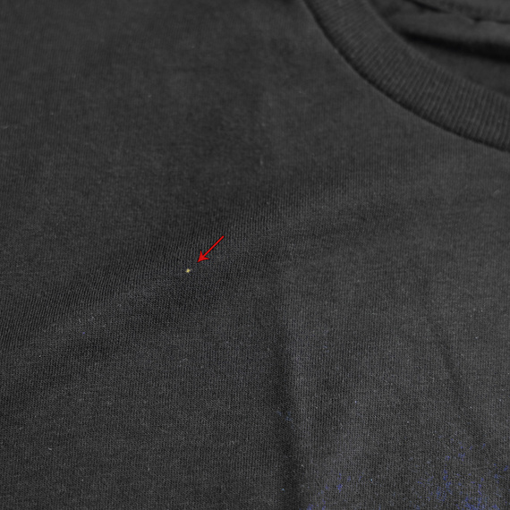 koszulka IRON MAIDEN - FEAR OF THE DARK, USZKODZONA