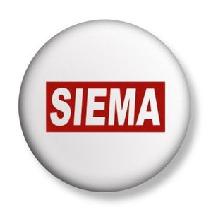 przypinka SIEMA Ø25mm