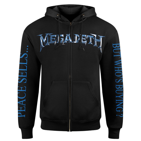 bluza MEGADETH - PEACE SELLS... BUT WHO'S BUYING? rozpinana z kapturem