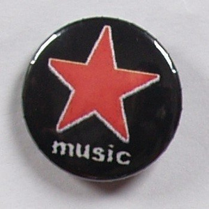 przypinka MUSIC