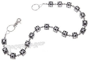 łańcuch do kluczy/portfela KOSTKA