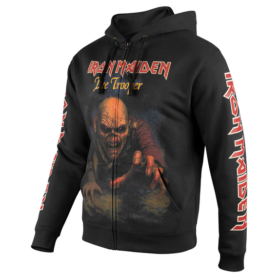 bluza IRON MAIDEN - THE TROOPER rozpinana z kapturem