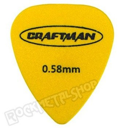 kostka gitarowa CRAFTMAN - MATTE ABS YELLOW WP-600Q