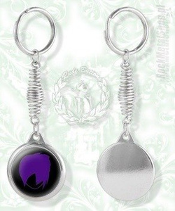 brelok EMO CZARNY / FIOLET