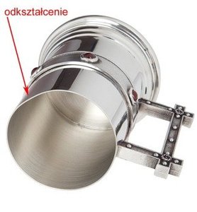 kufel TUDRIK TANKARD Alchemy Gothic, uszkodzony