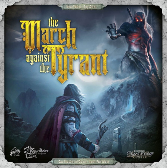 gra planszowa THE MARCH AGAINST THE TYRANT - AN ADVENTURE WITH RHAPSODY OF FIRE