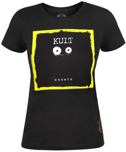 bluzka damska KULT - KASETA czarna