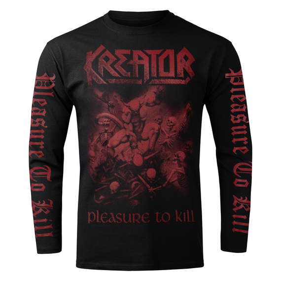 longsleeve KREATOR - PLEASURE TO KILL (RED)