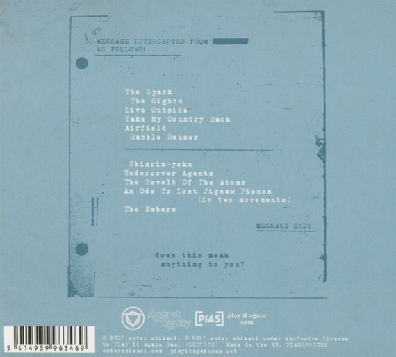 ENTER SHIKARI: THE SPARK (CD)