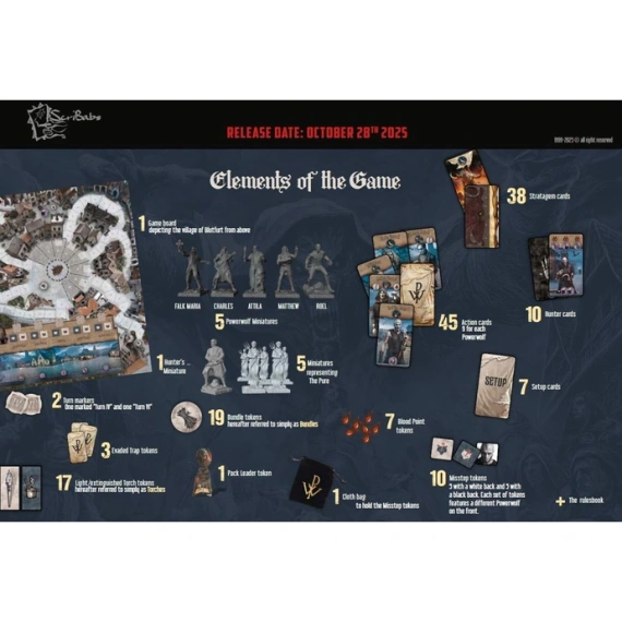 gra planszowa 1589 - AN ADVENTURE WITH POWERWOLF