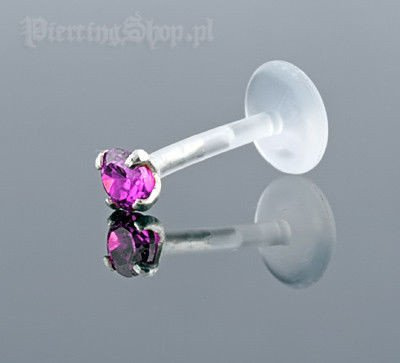 kolczyk do chrząstki TRAGUS LABRET JET RO