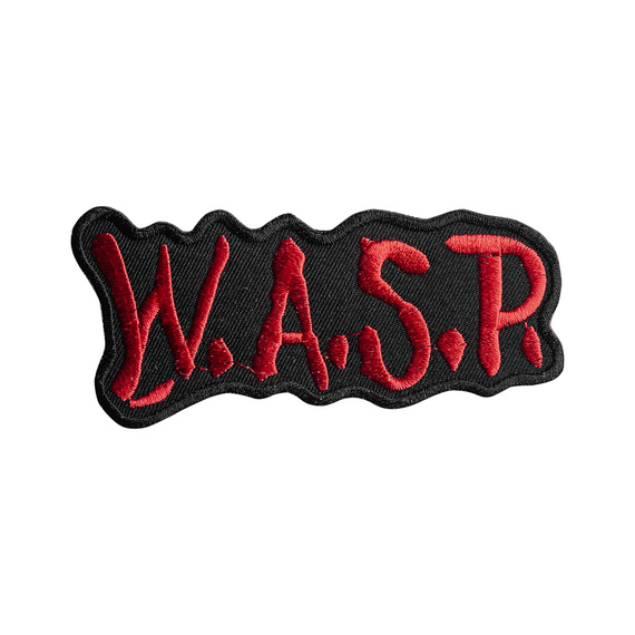 naszywka termiczna W.A.S.P. - RED LOGO