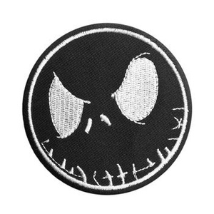 naszywka termiczna THE NIGHTMARE BEFORE CHRISTMAS - BLACK