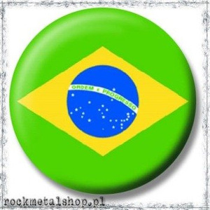 przypinka BRAZIL