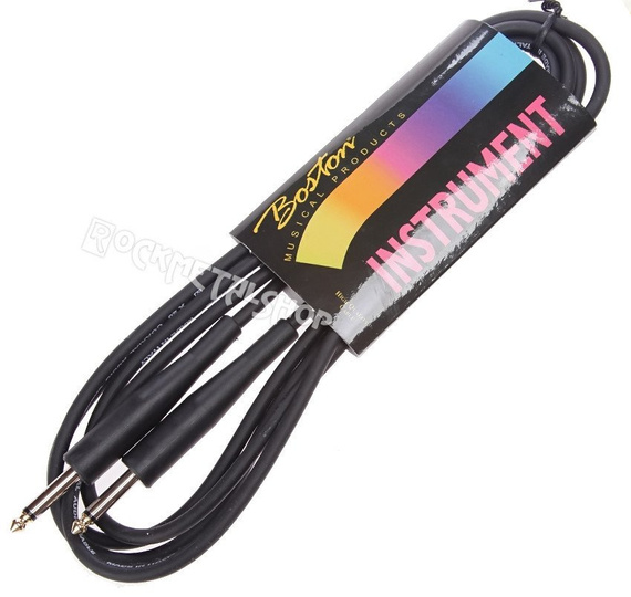 kabel gitarowy BOSTON 6m jack prosty/prosty