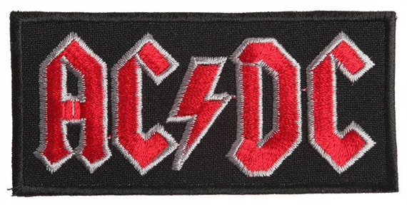 naszywka AC/DC - LOGO RED