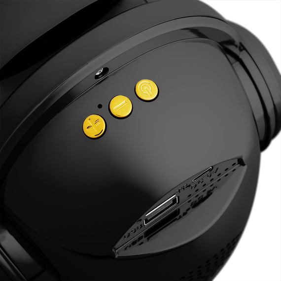 głośnik bezprzewodowy bluetooth - SKULL, black