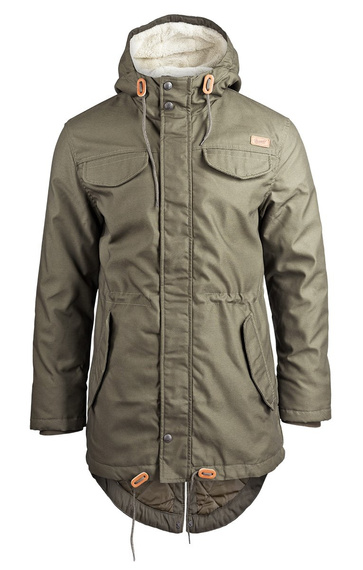 kurtka MARSH LAKE TEDDYPARKA MEN olive, USZKODZONA