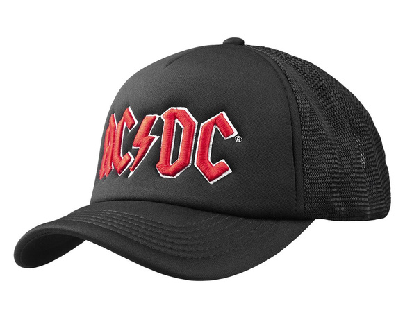 czapka AC/DC - RED LOGO TRUCKER