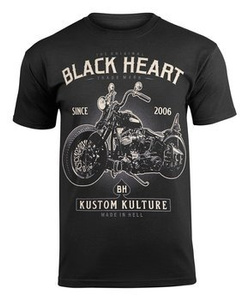 koszulka BLACK HEART - MOTORCYCLE