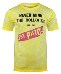 koszulka SEX PISTOLS - NEVER MIND THE BOLLOCKS, barwiona