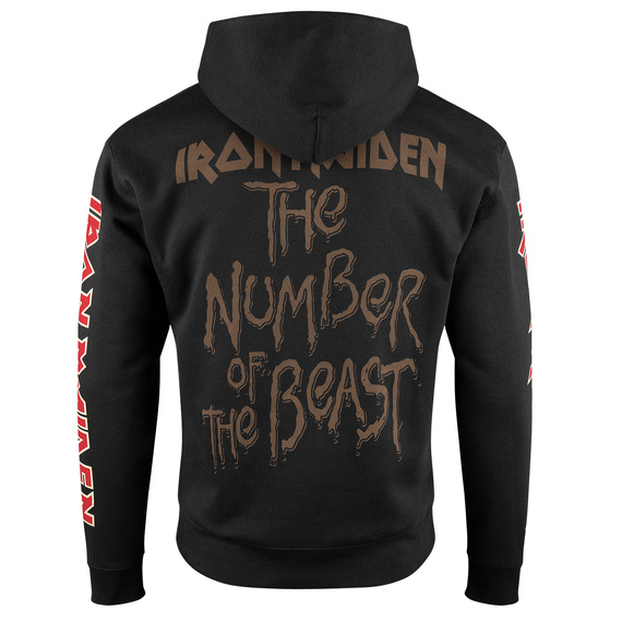 bluza IRON MAIDEN - NUMBER OF THE BEAST rozpinana z kapturem