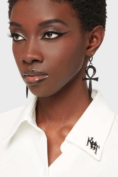 koszula damska KILLSTAR - ERISKA (WHITE)